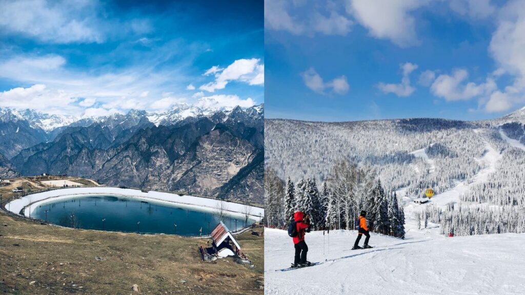 auli, skiing, joshimath tour package