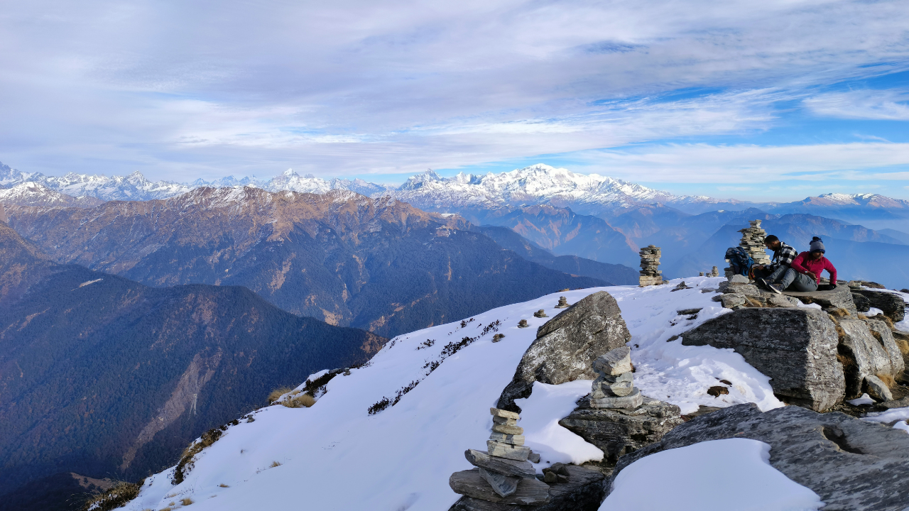 chopta in winter