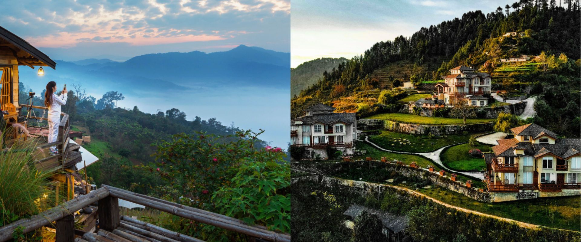 mussoorie, kausani and nainital